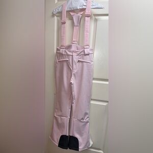 Light Pink Women's Casual Overalls Ski Pants